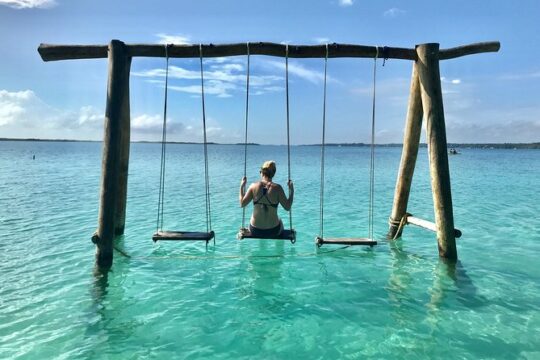 Tour Bacalar - Lake of Seven Colors! Riviera Maya Round Transportation