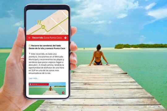 Self-Guided Tour to Explore Holbox at your own pace by bike and SUP