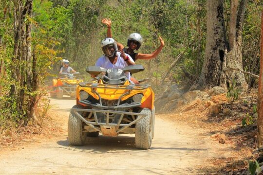 ATV (shared) Adventure in the Jungle + Transportation from Riviera Maya