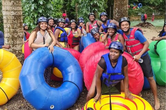 River Tubing, Dunns River Falls & ZipLine tour from Montego Bay