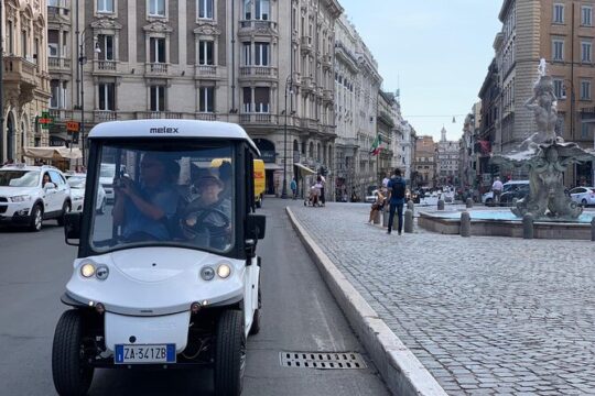 Golf-cart Highlights Tour in Rome