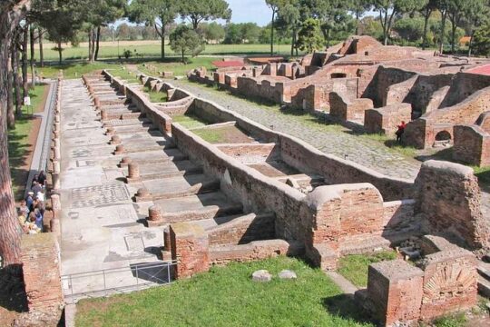 Guided Tour of Ancient Ostia from Fiumicino Airport with Private Van Pickup
