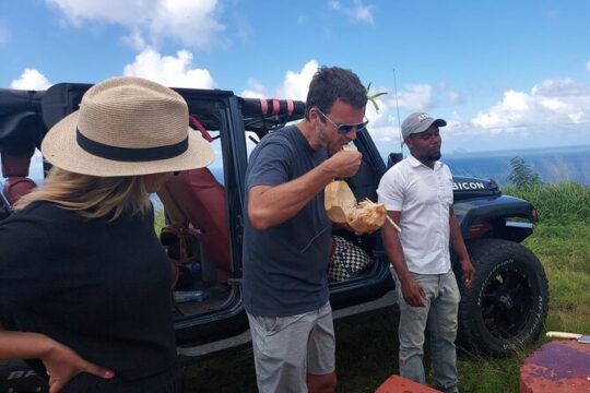 Private CMV Jeep Off Roading Tour in Montserrat