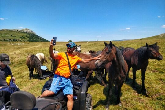 Full-Day Quad and Wild Horses Safari in Livno from Split