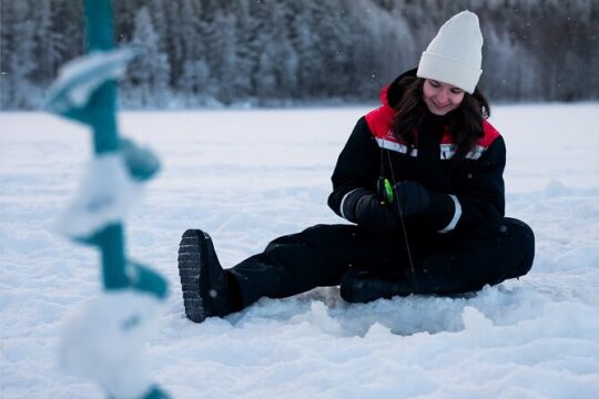 Lapland Ice Fishing Experience from Rovaniemi