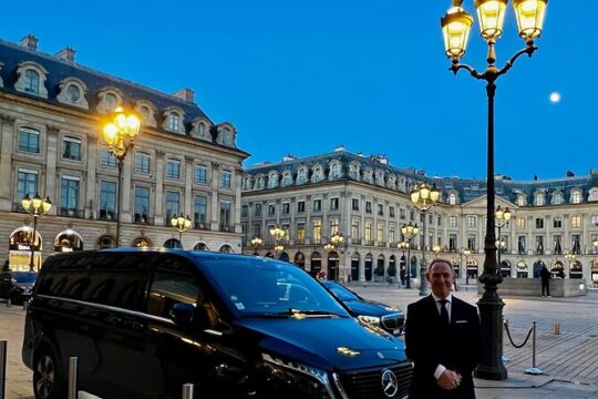 Transfer by luxury Mercedes from PARIS to => AIRPORT from PARIS with Cab-Bel-Air