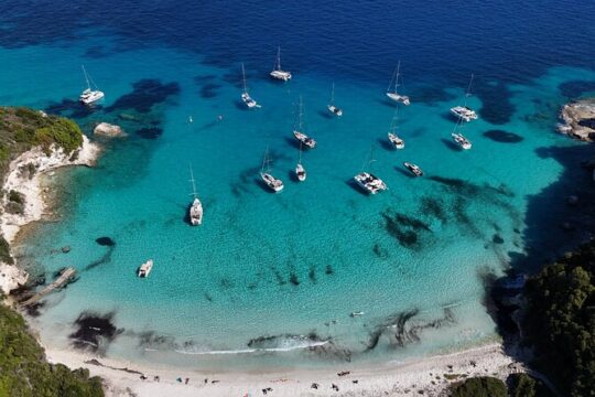 Private cruise from Corfu to Paxos/Antipaxos islands