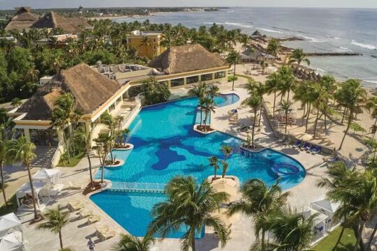 Cancun Airport and Bahia Principe Luxury Akumal Private Shuttle