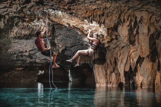 Half Day tour Riviera Maya Zipline, Rappel and Cenote Snorkeling