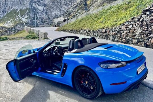 Swiss Alps Mountain Private Driving Tour with a Porsche