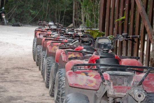 Cenote, Atvs, zipline at the best cancun park