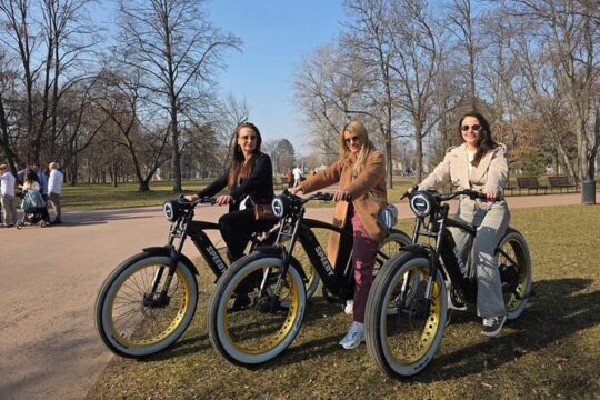 Grand City Tour of Prague on Retro Styled E-Bike