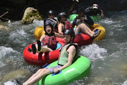 Private Rapid Water River Tubing and Beach