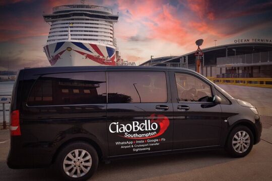 Minibus from Heathrow Airport to Southampton via Netley Abbey
