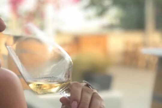 Santorini wine tasting and Traditional Cave Settlement Tour