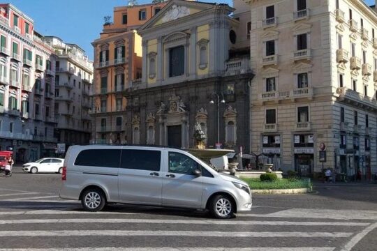 Private Transfer to Naples Airport by Luxury Mercedes Van