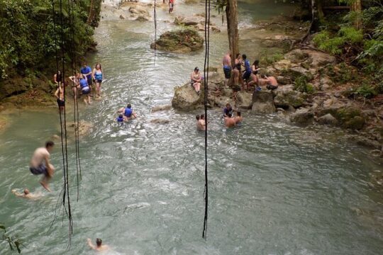 Blue Hole and River Gully Rainforest Adventure Tour from Falmouth