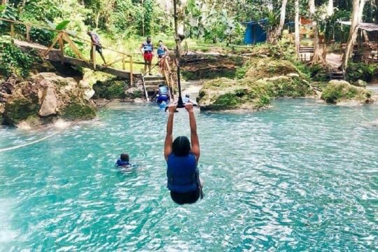 Blue Hole and Horseback Riding Adventure from Runaway Bay