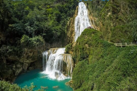 Montebello Lakes and Chiflon Waterfall