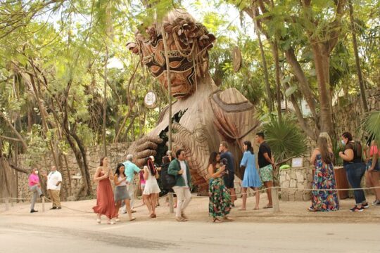 Four Cenotes Tour: Tulum ruins, Ahau Sculpture, Playa del Carmen