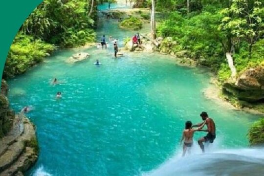 Blue Hole, Dunns River and Secret Falls Day Tour with Lunch