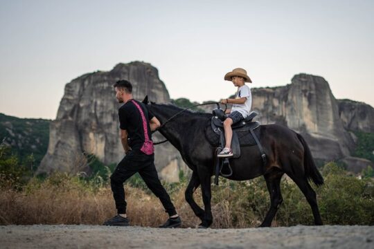 Morning Horseback Tour in Meteora with Monastery Ypapanti