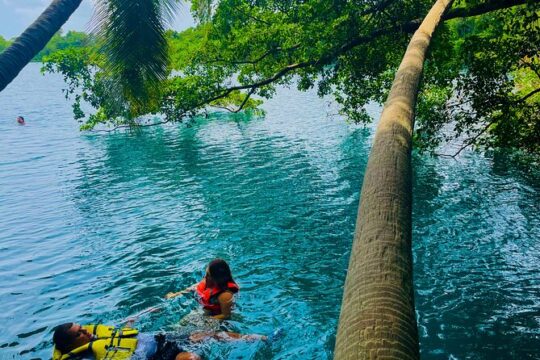 Bacalar Lagoon & Kayak Tour in Club Marmol from Playa del Carmen