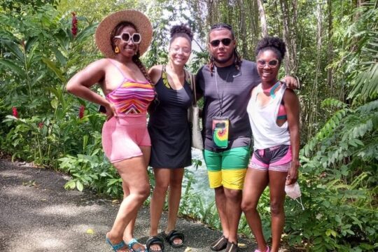 Martha Brae Bamboo Rafting plus Blue Hole and Secrets Fall Private Tour