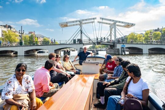 Amsterdam Open Boat Sightseeing Canal Cruise