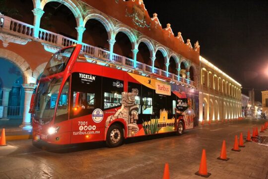 Panoramic Sightseeing Bus Tour of Merida with 2 Routes