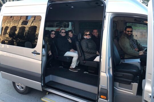 Private transfer from Port of Civitavecchia to FCO airport / Rome
