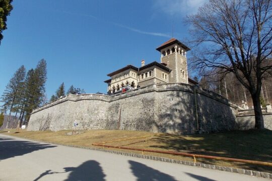 Peles and Cantacuzino Castles with Sparkling Wine from Brasov