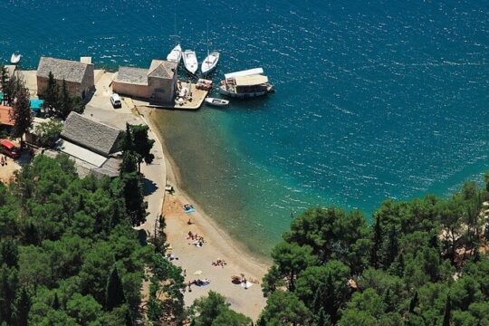 Roman route - Panoramic flight over Islands Brač & Hvar from Island Brač