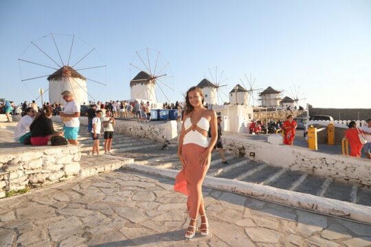 Mini 30minute Photo Shoot at Wind Mills in Mykonos