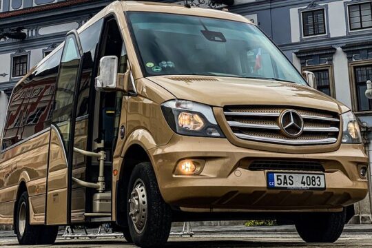From Prague to Budapest - Private Transfer by MINIBUS Mercedes Sprinter 19+1pax