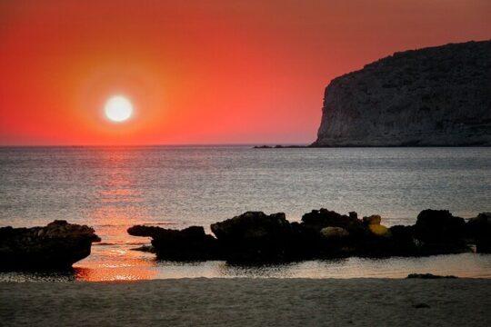 Sunset Serenity at Falasarna Beach: Private tour