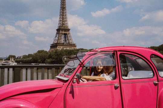 Full Day Private Tour in Paris with Pink Citroën 2CV