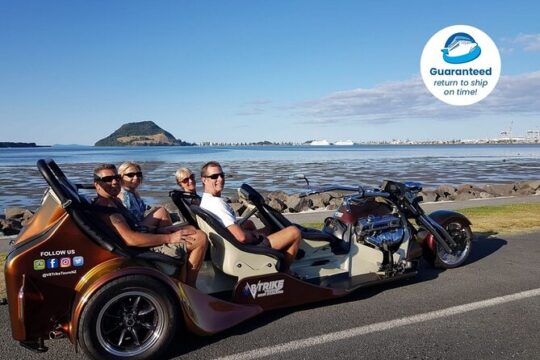 TAURANGA SHORE EXCURSION: V8 TRIKE - 1.5 hour City Sites