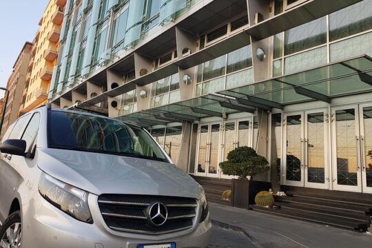 Transfer from Naples area to Sorrento area 1-3 passengers