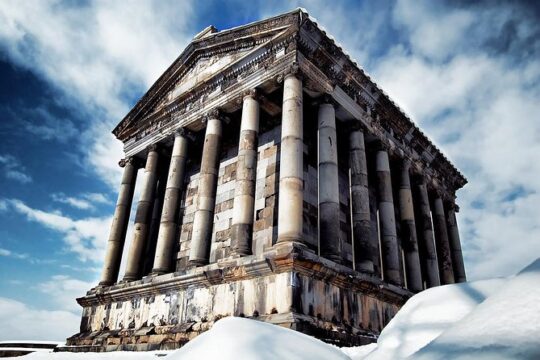 Winter: Charents' Arch, Garni, Geghard, Lavash baking masterclass