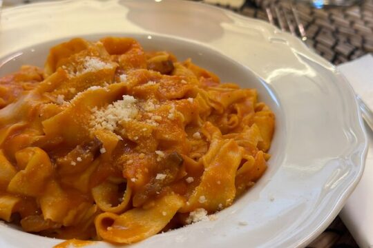 Small Group Pasta Making and Tiramisu Cooking Class in Rome