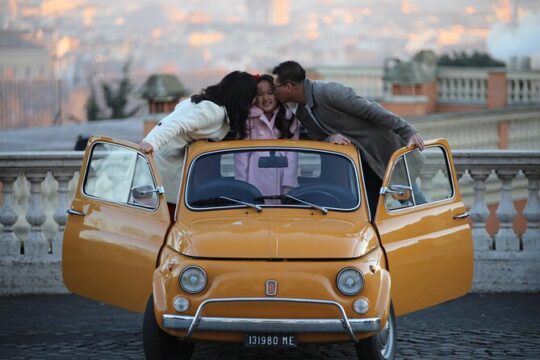 Fiat Cinquecento Roma City & Photo Tour by Local Expert