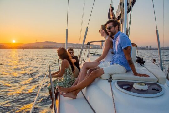 Private Naval Sailboat Tour in Barcelona up to 11 people