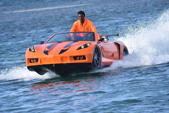 Water Jet Car Experience with Private Transportation