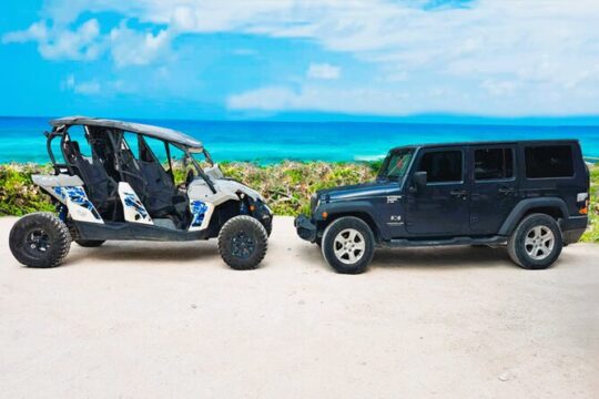 Jeep and 4x4 Polaris RZR Tour with Mexican Lunch
