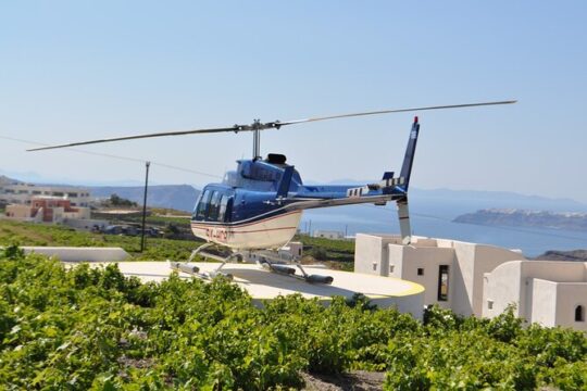 Private Helicopter Transfer from Chania to Mykonos