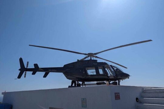 Private Helicopter Transfer from Athens to Santorini
