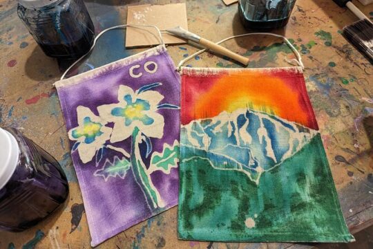 Batik Tapestry Class in Estes Park
