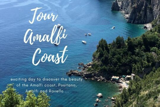 Private transfer from Naples to Positano with tour stop in Pompeii (2 hours)