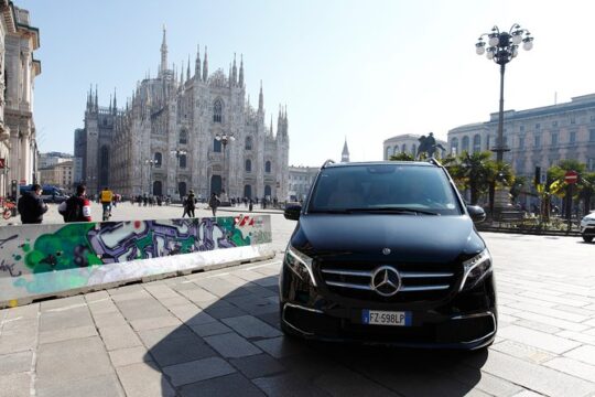 LINATE -MILANO airport transfer with private Luxury Van.